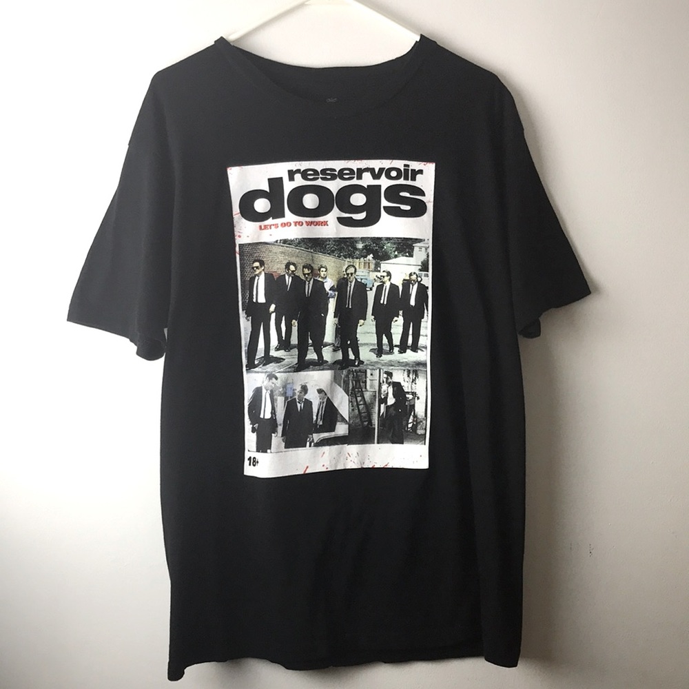 Philcos Reservoir Dogs “Let’s go to work “ black t-shirt